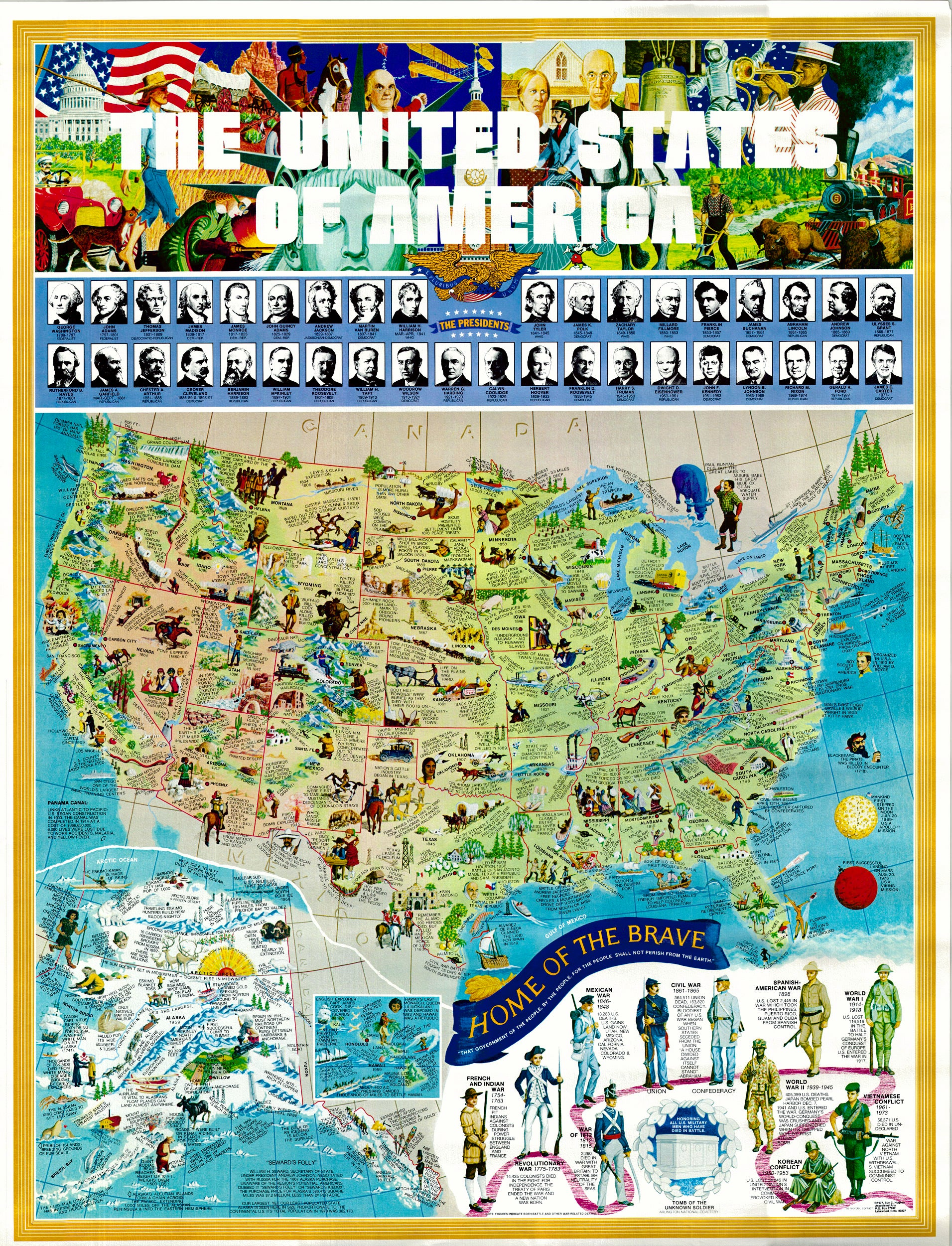 (U.S. - Pictorial) The United States Of America,