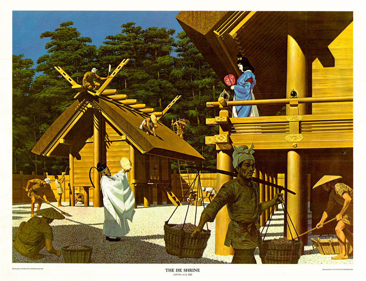 (Architecture) The Ise Shrine – The Old Map Gallery