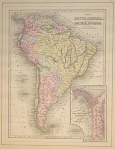 Map of South America...