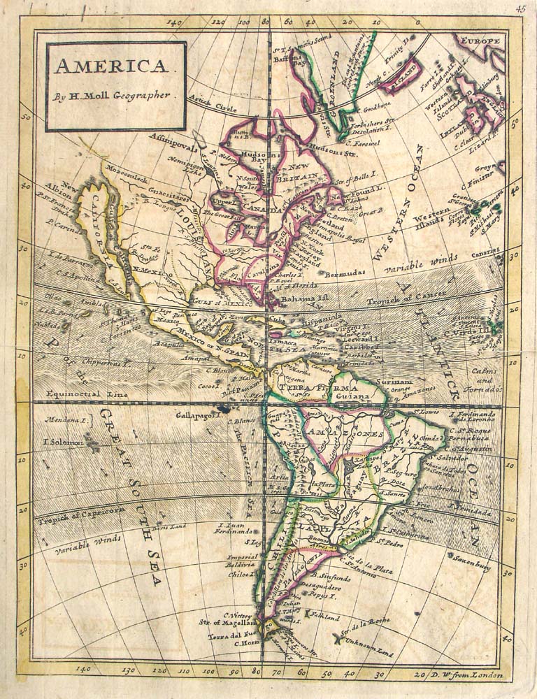 (Americas) America – The Old Map Gallery