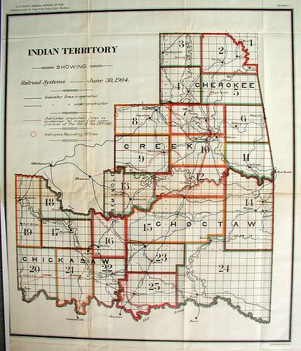 Indian Territory – The Old Map Gallery