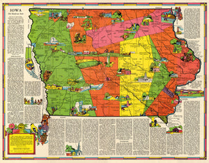 (IA.) Iowa The Hawk-Eye State