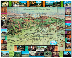(CO. - Pikes Peak Area) Sightseeing Guide Of The Pikes Peak Region