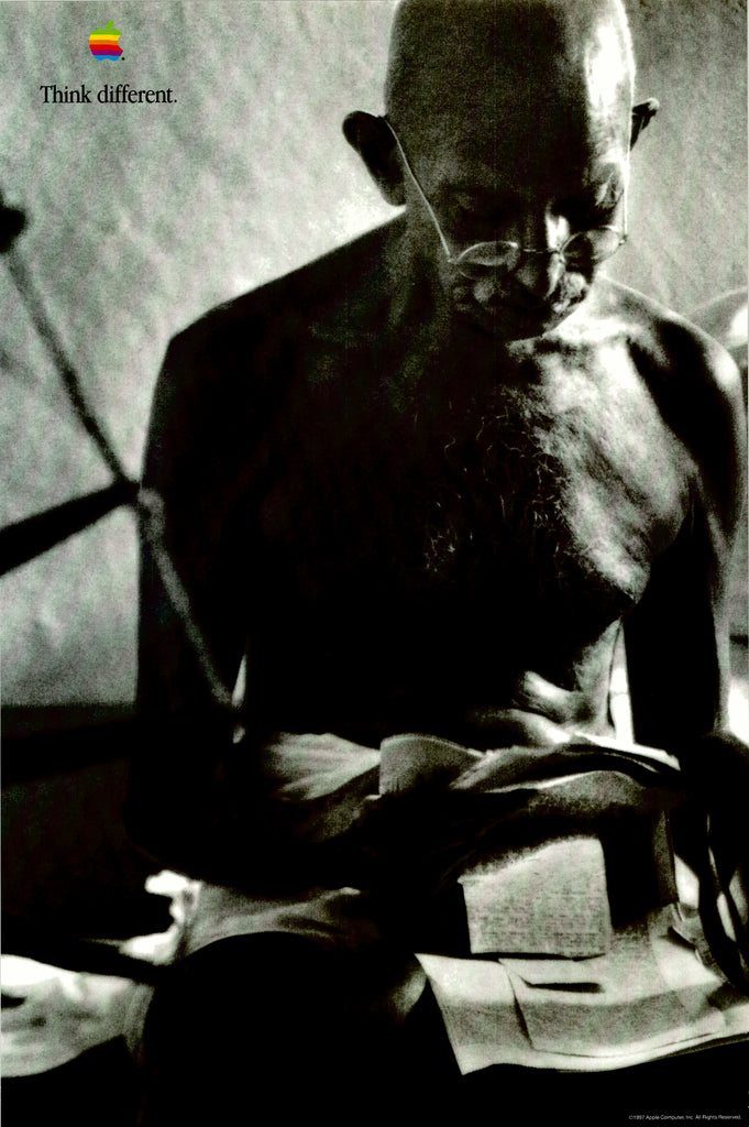 (Tech) Think Different (Mohandas K. Gandhi) – The Old Map Gallery