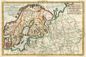 (Scandinavia-Northern Europe) Le Nord De L'Europe, contenant Le Danemark, La Norwege, La Suede