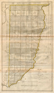 (OH.) Plat of The Seven Ranges Of Townships being Part of the Territory of the United States...