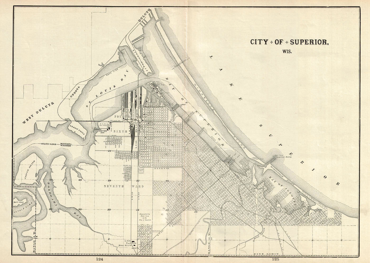 (WI. - Superior) City of Superior, WIS.