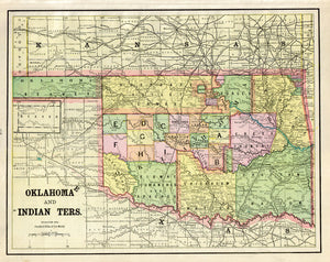 (OK.) Oklahoma And Indian Ters