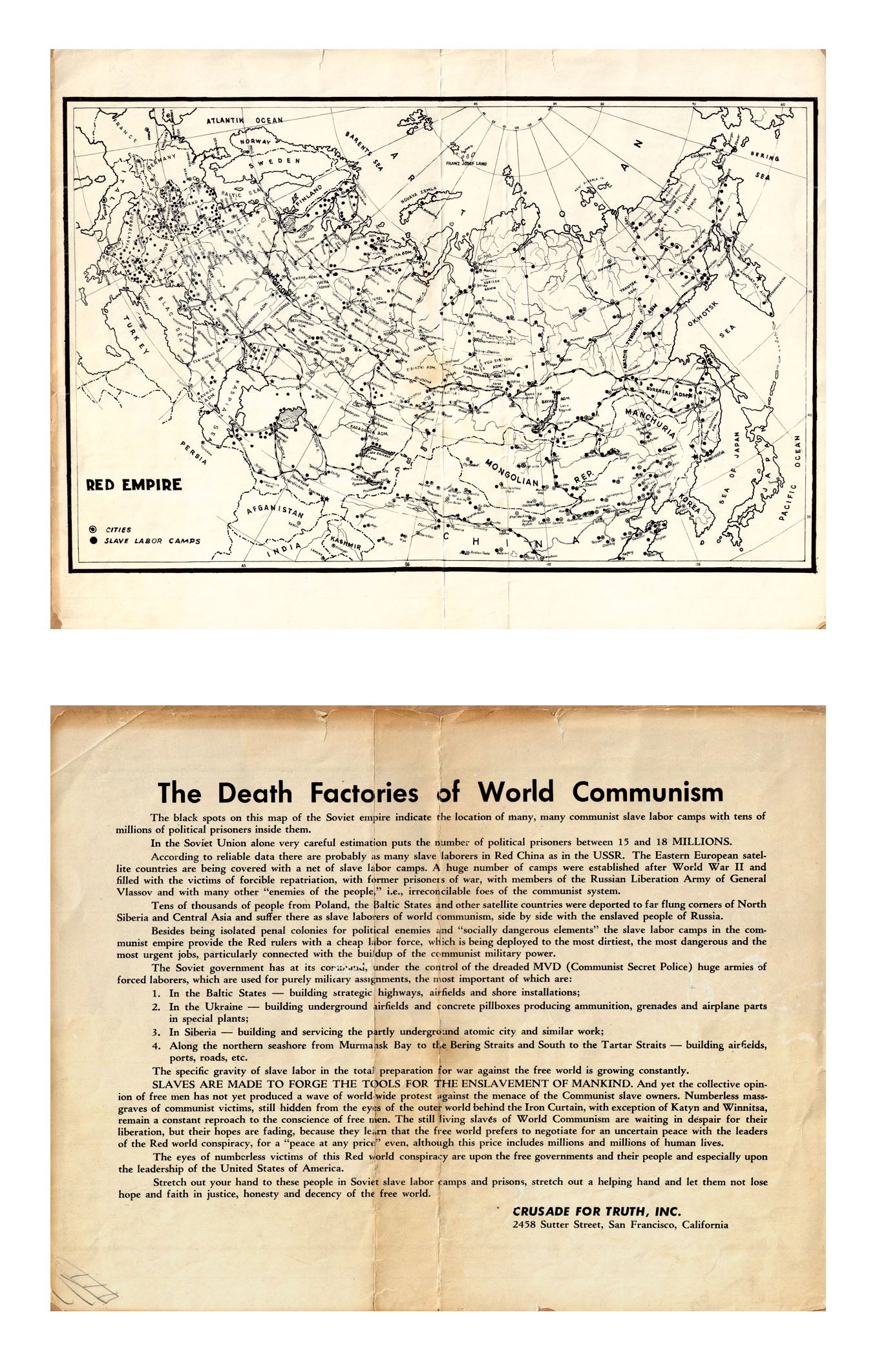 (Soviet Union - Anti-communist) Red Empire – The Old Map Gallery