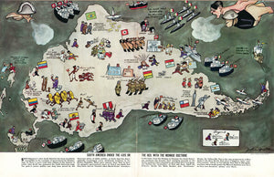 (Thematic) South America Under The Axis Of The Heil With The Monroe Doctrine