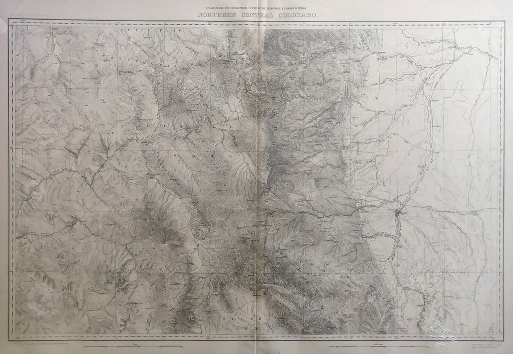 (Colorado - Central)Northern Central Colorado. – The Old Map Gallery
