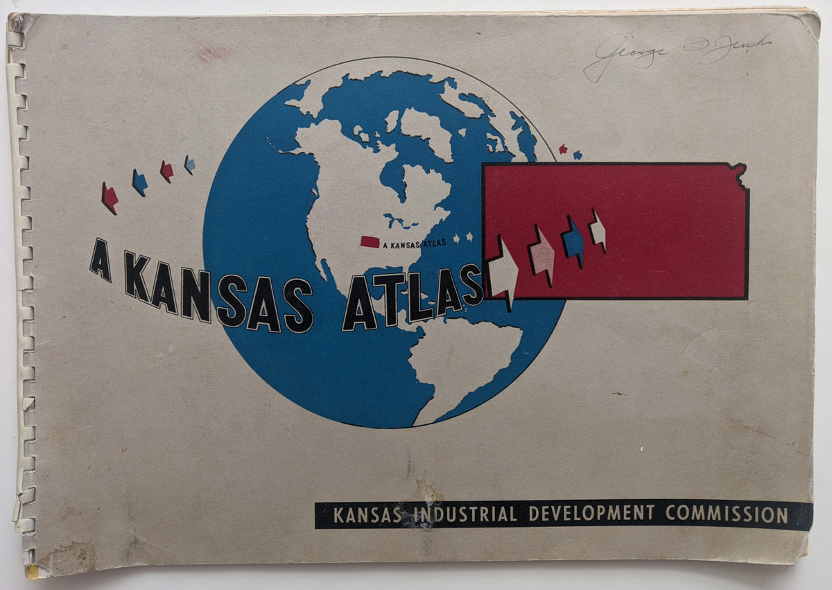 Kansas Development Map (KS.)A Kansas Atlas - Kansas Industrial Development Commission – The ...