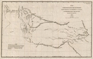 (WEST-EXPLORATIONS) Map of the Route Pursued by the Late Expedition under the Command of Col. S. W. Kearny