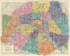 (France-Paris) Plan De Paris