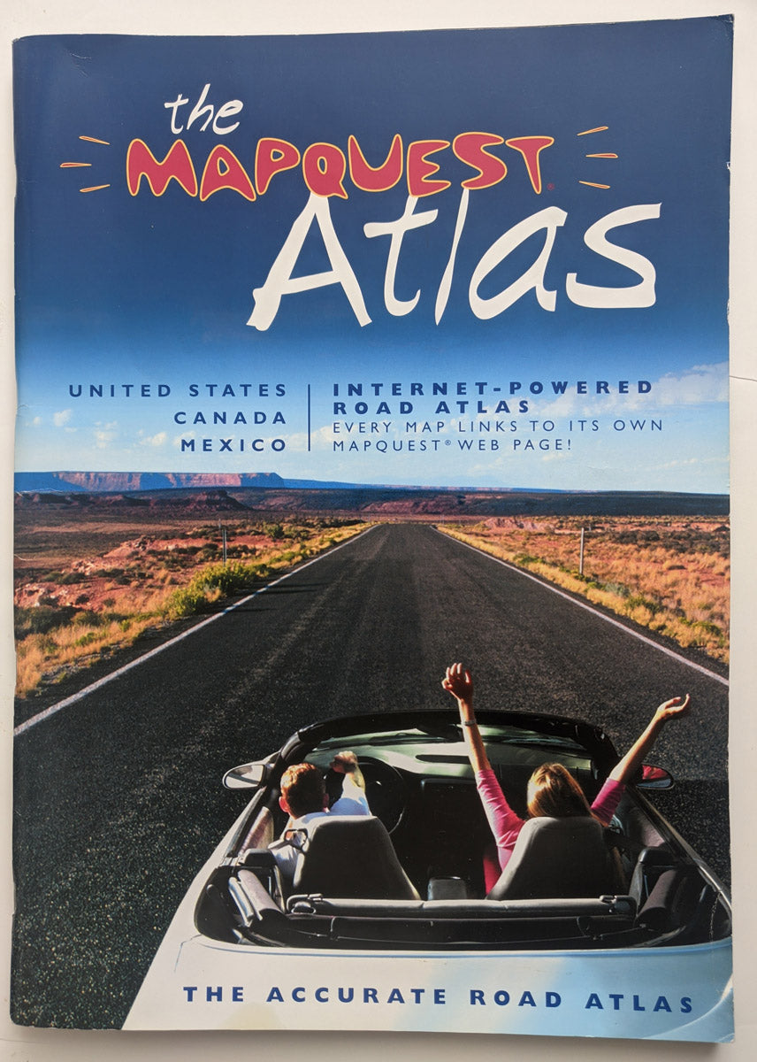 Mapquest 2000s (U.S.) the MapQuest Altas Internet-Powered Road Atlas – The Old Map Gallery