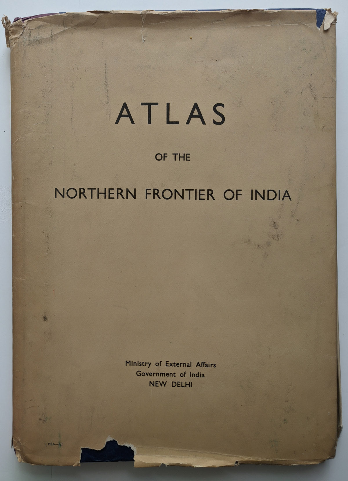 (India- TIbet-Nepal) Atlas Of The Northern Frontier Of India