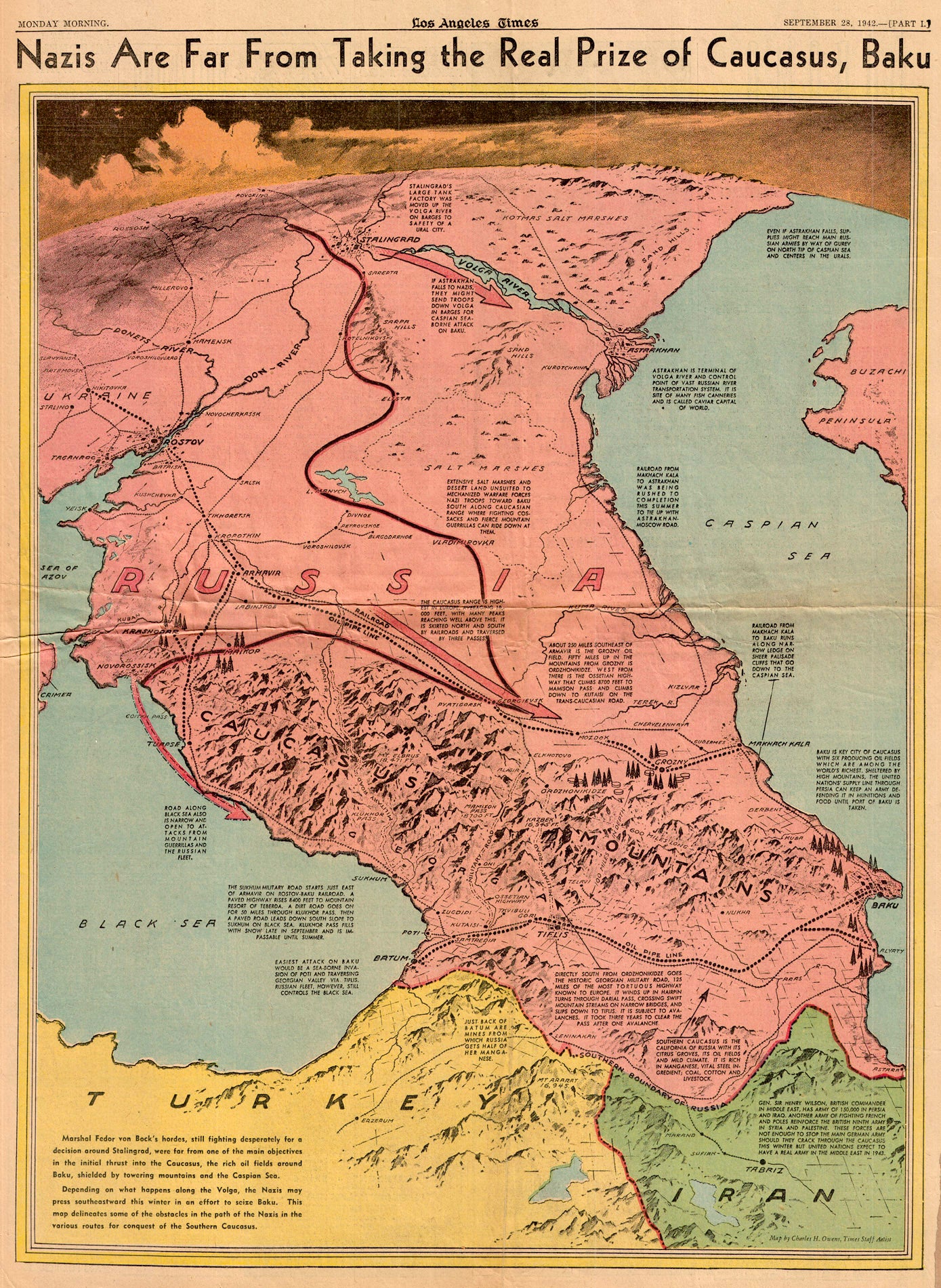 (WWII - Caucasus) Nazis Are Far From Taking the Real Prize of Caucasus ...