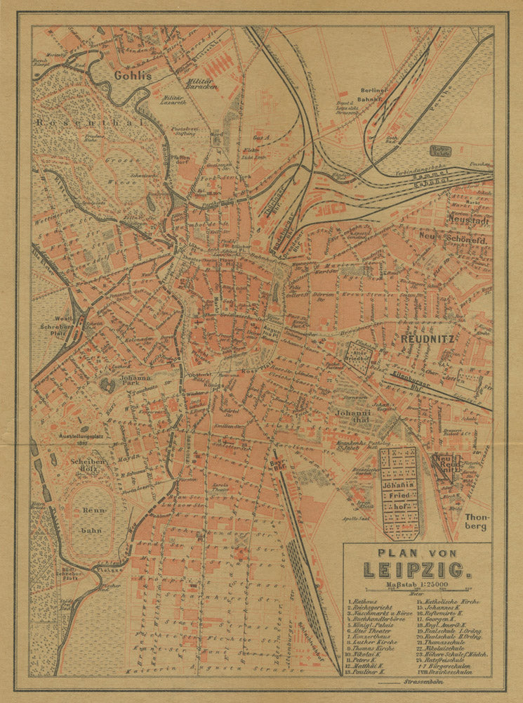 Plan Von Leipzig