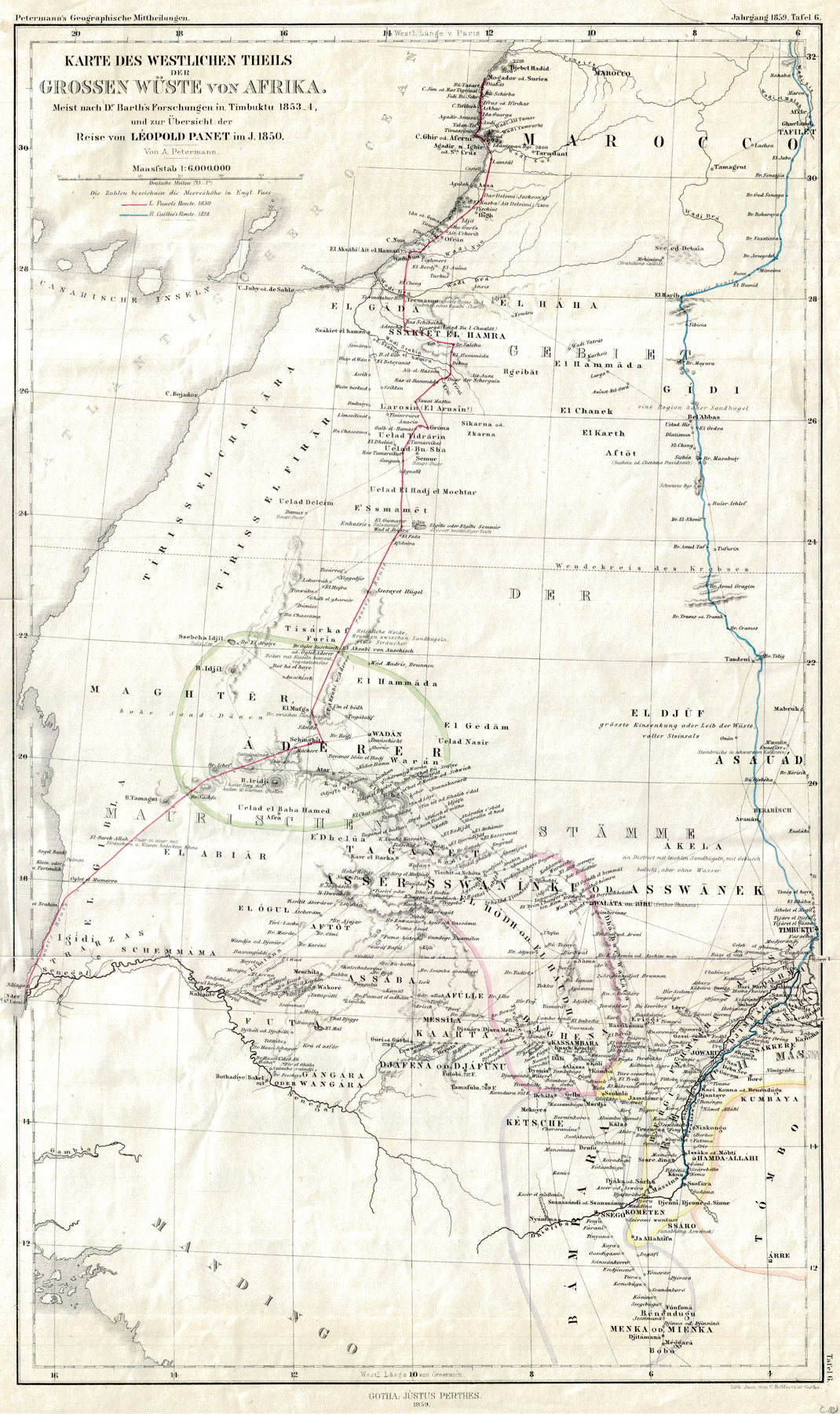 (Africa - West) Karte Des Westlichen Theils...