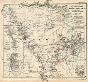 (Africa-Morocco) Die Fanzosischen Militar-Expeditionen In Marokko 1866 & 1870...