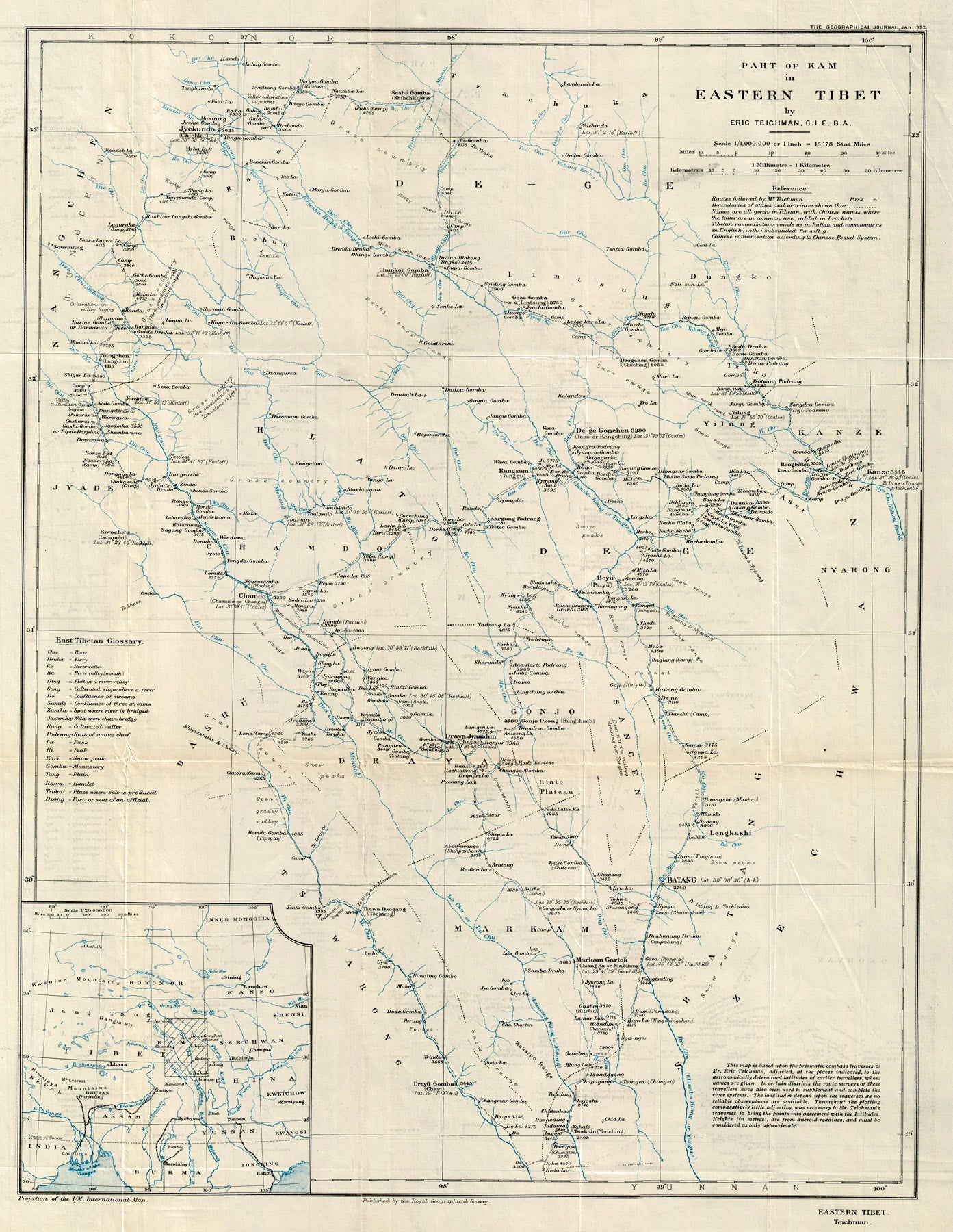 (Asia - Tibet/China) Part Of Kam - Eastern Tibet