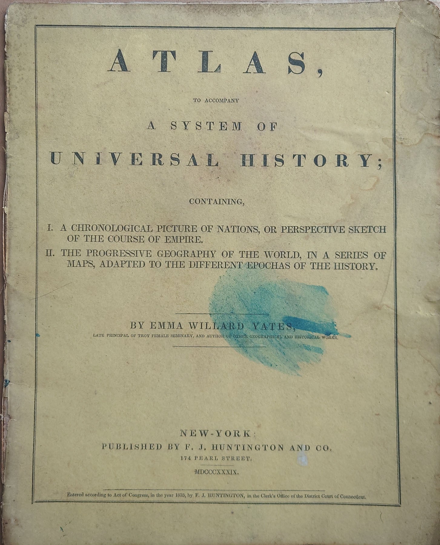 (Atlas) Altas, To Accompany A System Of Universal History