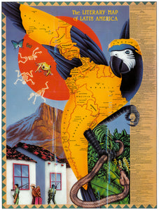 (Thematic - Literary Latin America) The Literary Map of Latin America