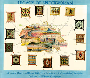 (Southwest) Legacy of Spiderwoman, Benson Halwood, 1991,