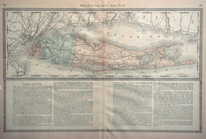 Map of Long Island, New York