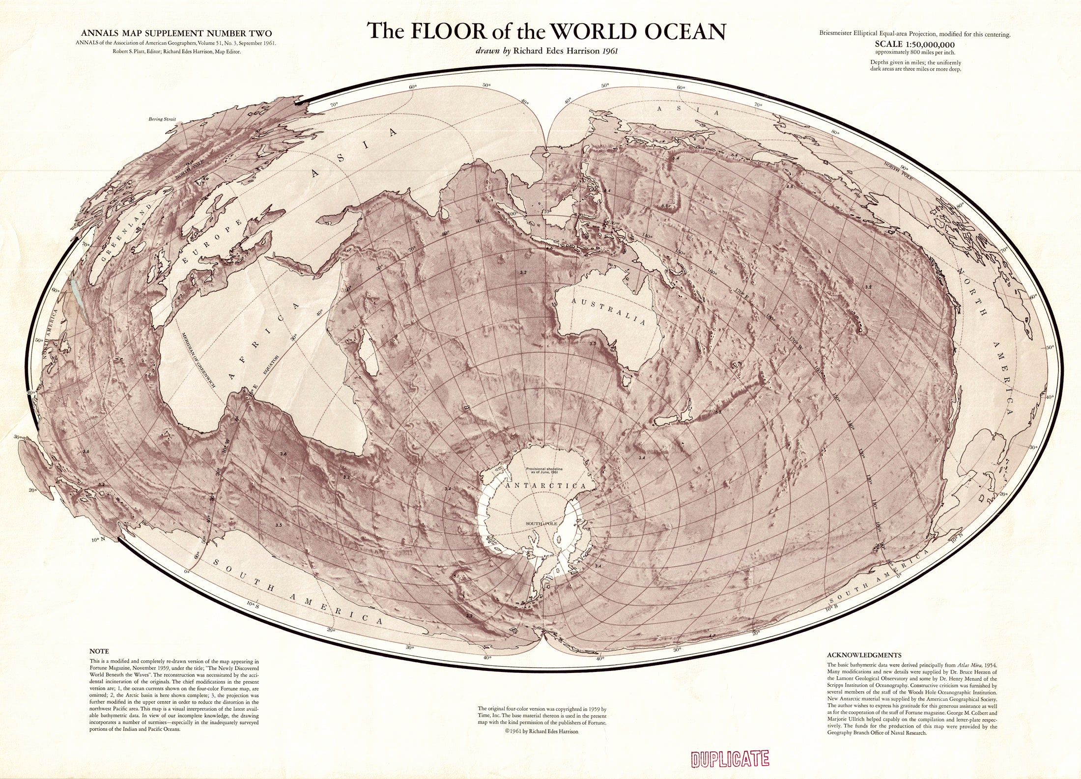 (World -Oceans) The Floor of the World Ocean