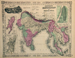 Johnson's Hindostan or British India