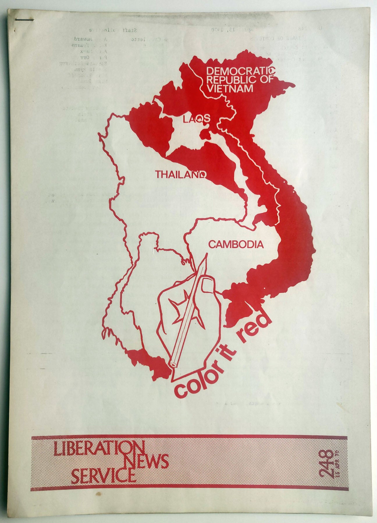 (Thematic) "color it red" - Liberation News Service,