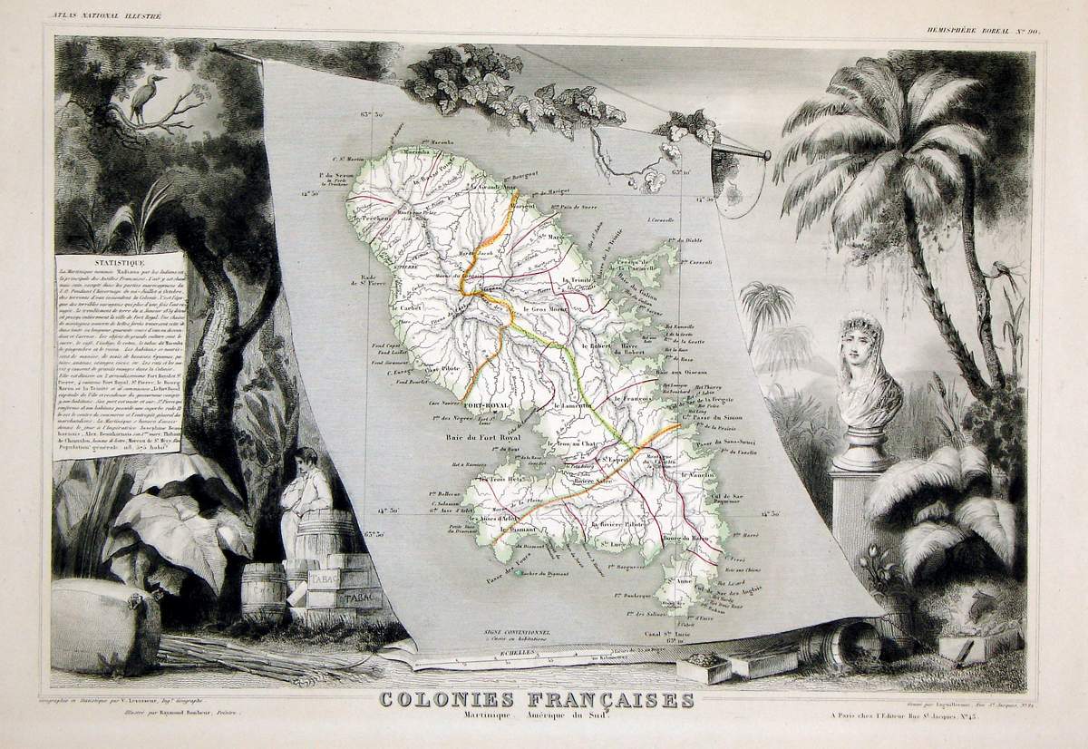 Colonies Francaises Martinque Amerique du Sud