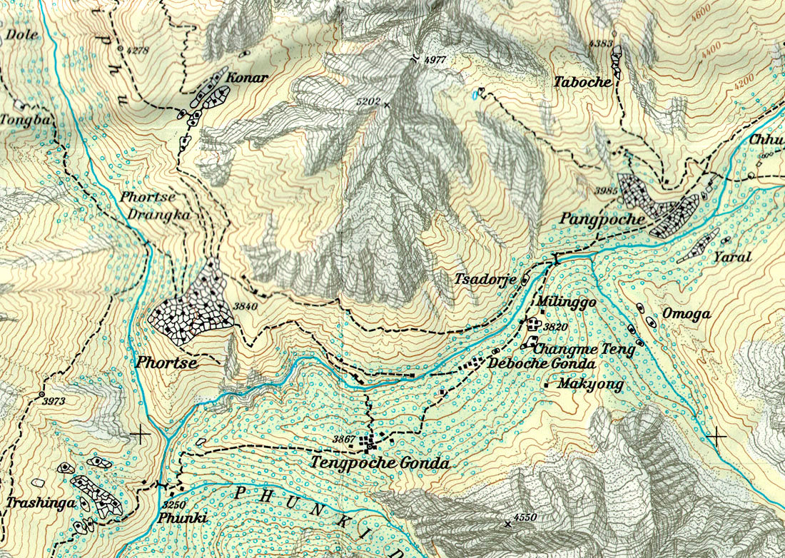khumbu himal himalayan maps 