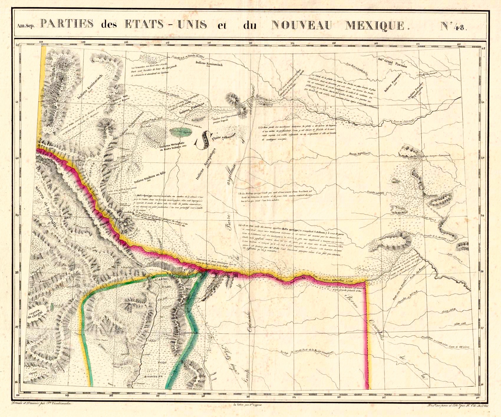 (Southwest) Parties des Etats- Unis