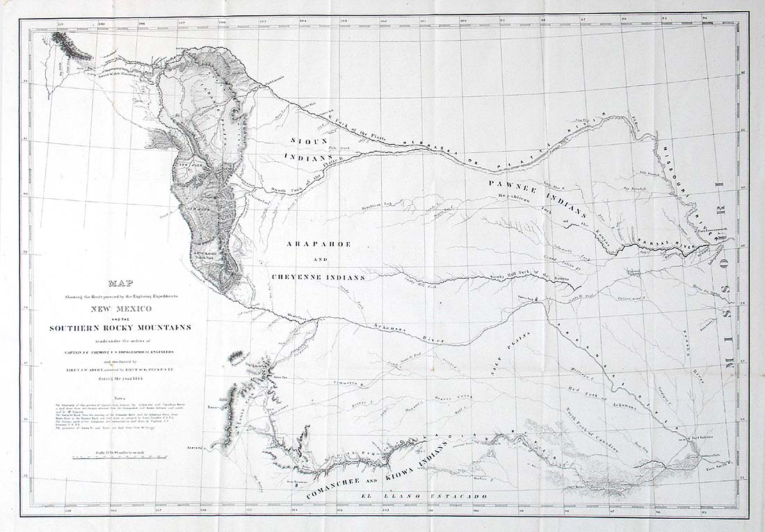 (West) Map Showing the Route pursued by the Exploring Expedition