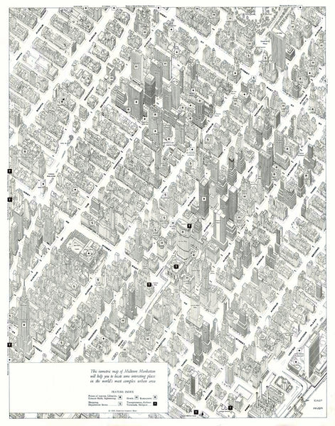 その他 New York Map of Midtown Manhattan Midtown Manhattan map - Ontheworldmap.com