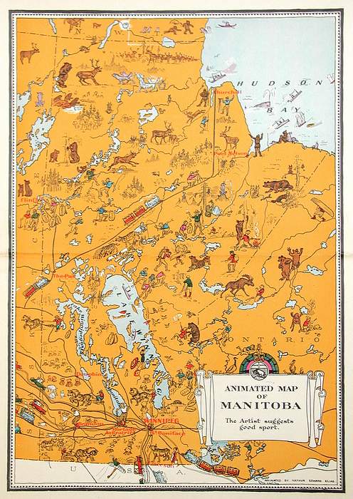 Animated Map of Manitoba