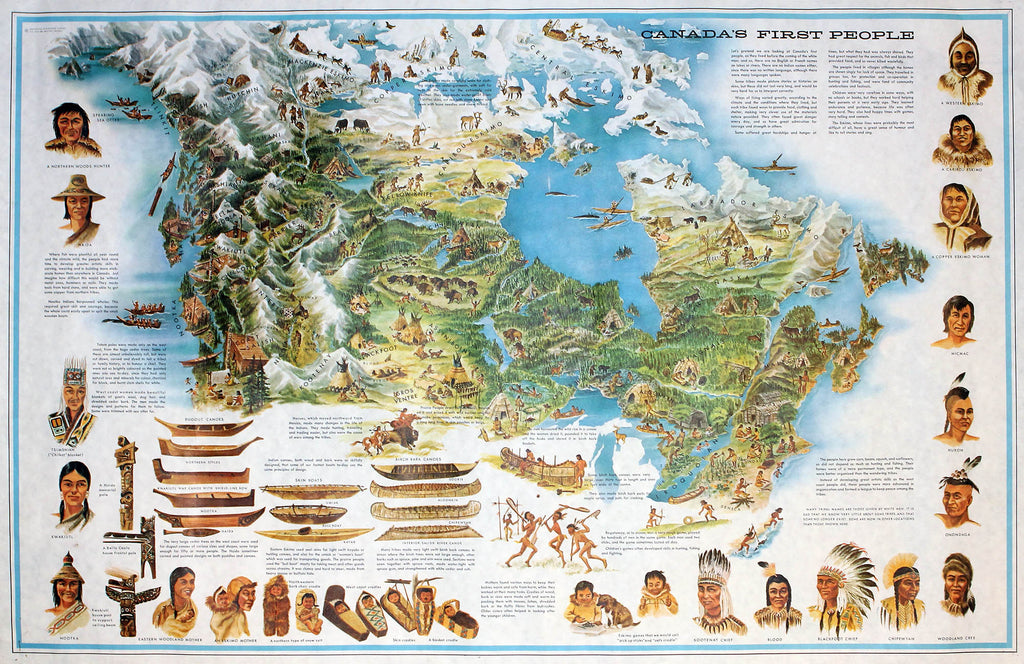 First Person Maps (Canada) Canada's First People – The Old Map Gallery