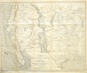 (West) Carte Des Nouveaux Etats Et Territoires