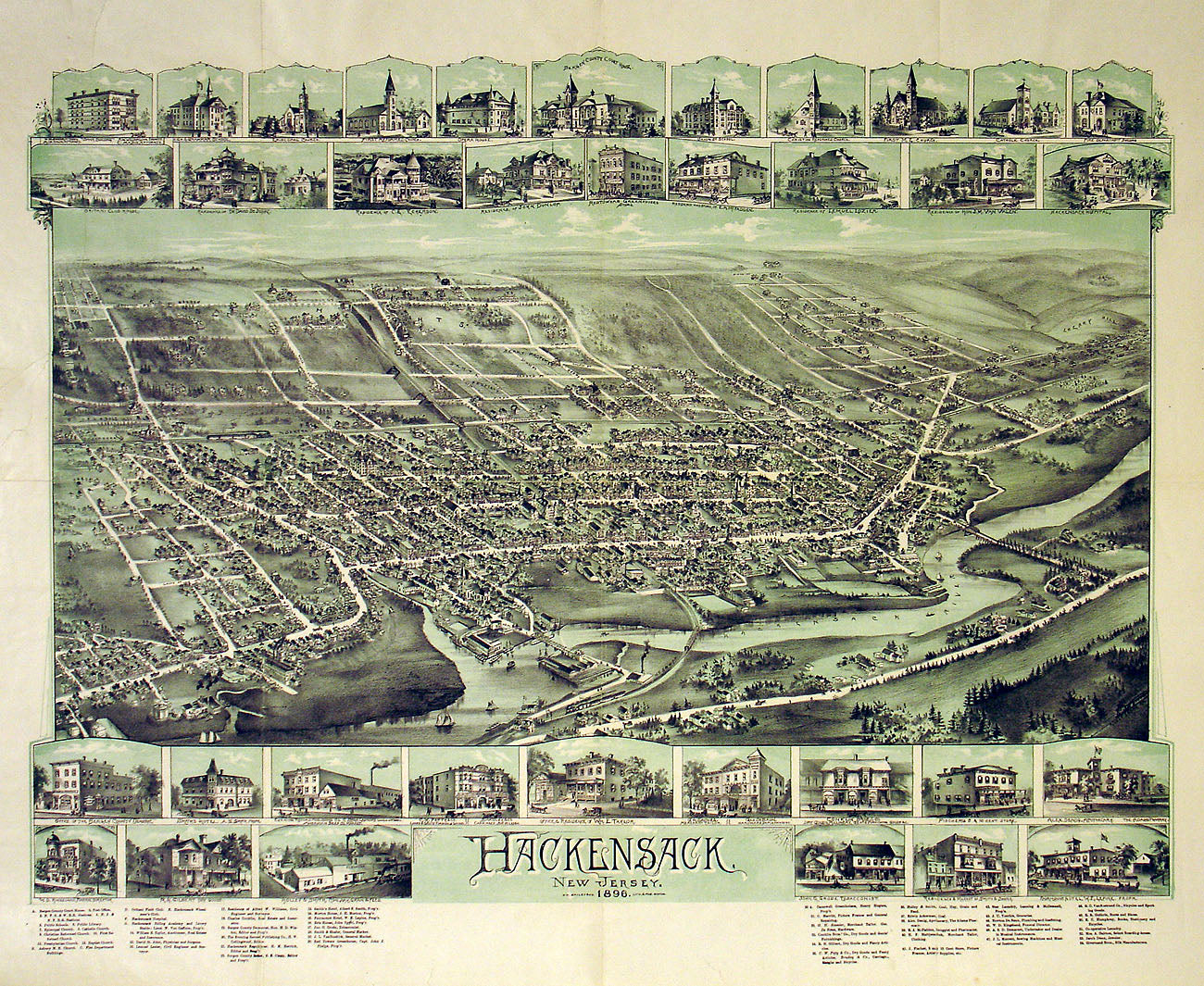 (NJ - Hackensack) Hackensack, New Jersey. 1896.