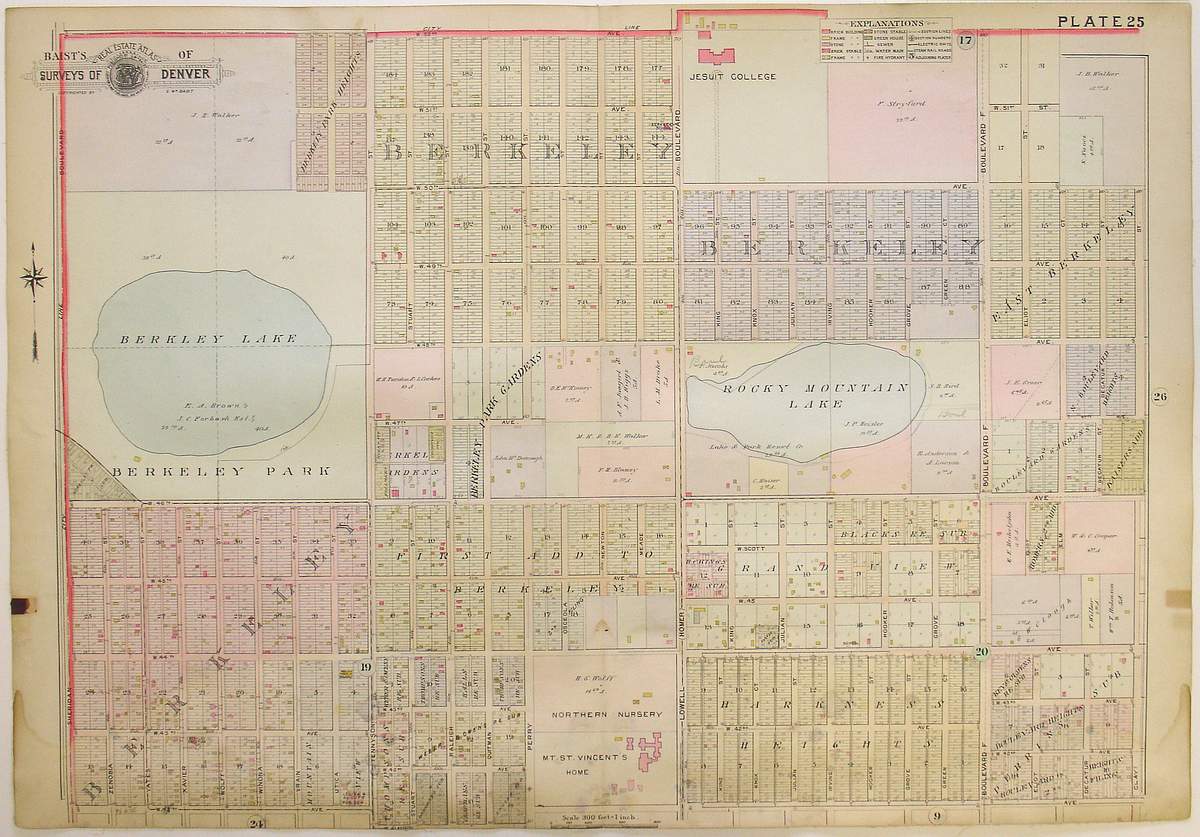 Denver... Plate 25 (Berkeley - Highland