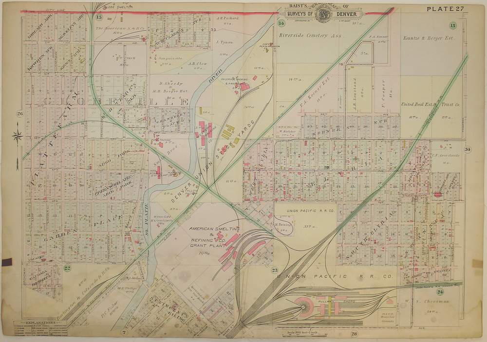 Denver... Plate 27 (Globeville - Elyria-Swansea