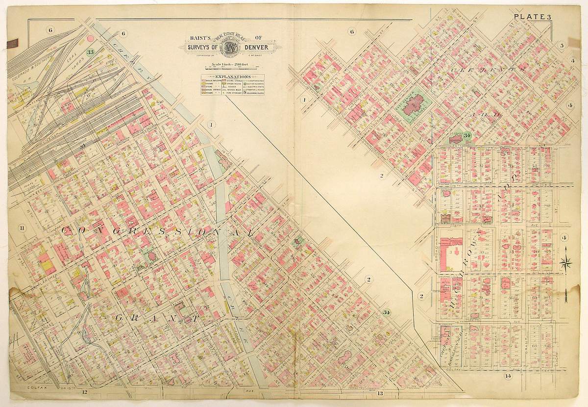 Denver... Plate 3 (North Denver- Auraria