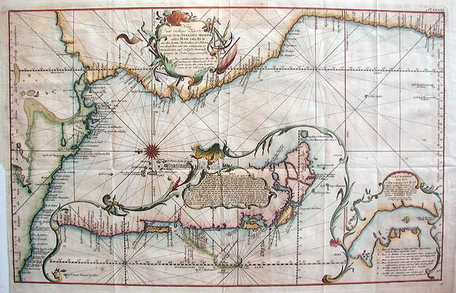 Neue und richtige Karte von dem Stillen Meere oder Mar Del Sur (