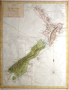 (New Zealand) Carte De La Nle. Zelande...