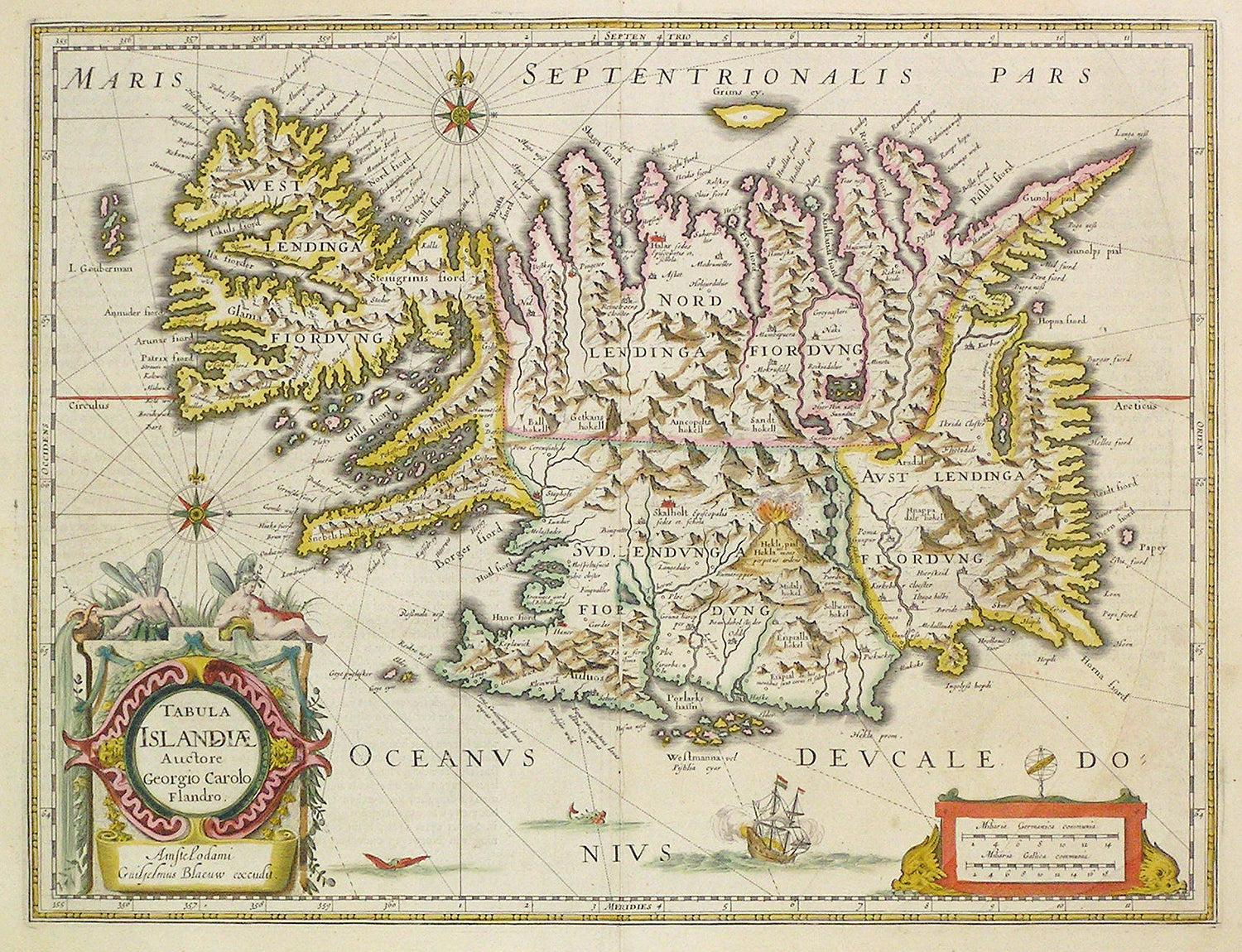 (Iceland) Tabula Islandiae Auctore