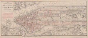 (NYC) Map of New York City...Temperance...