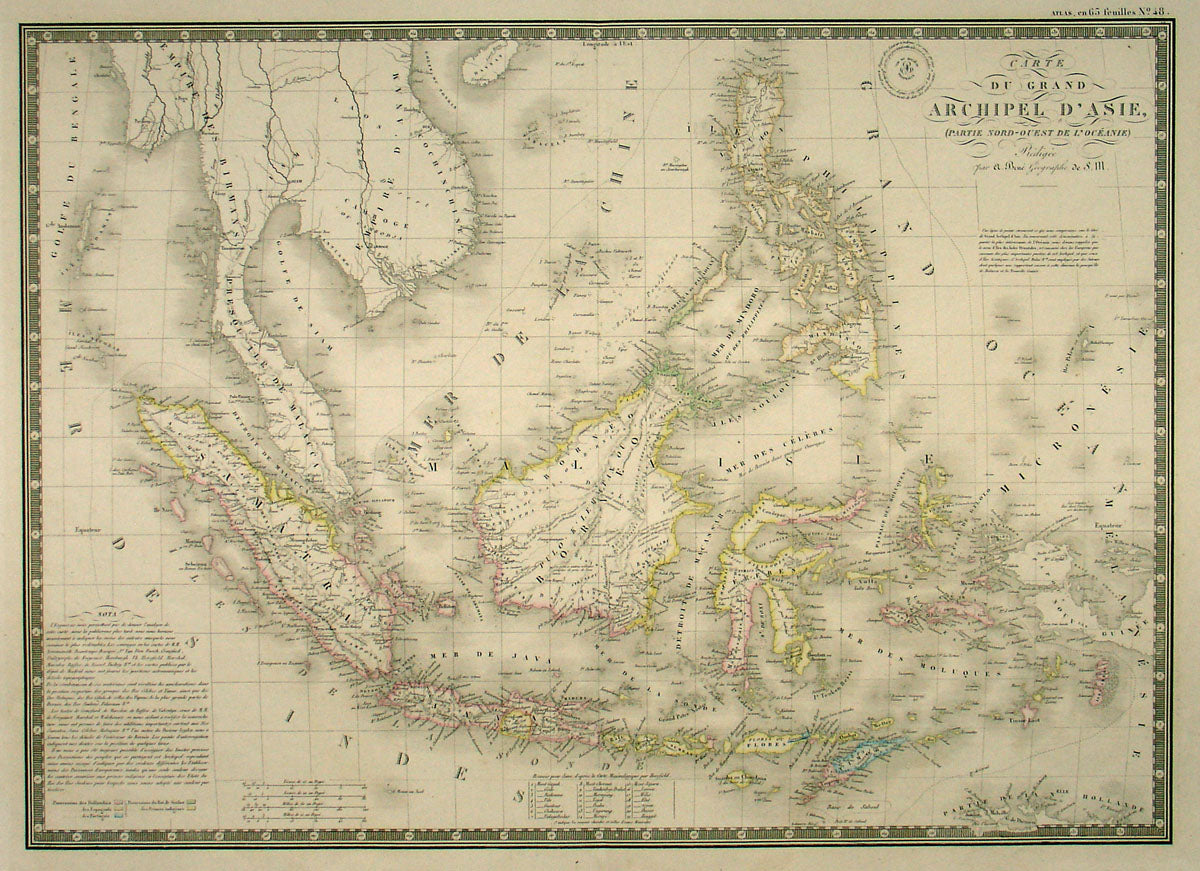 Carte Du Grand Archipel D'Asie