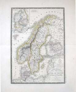 Carte Generale Des Royaumes de Suede, De Norvege E